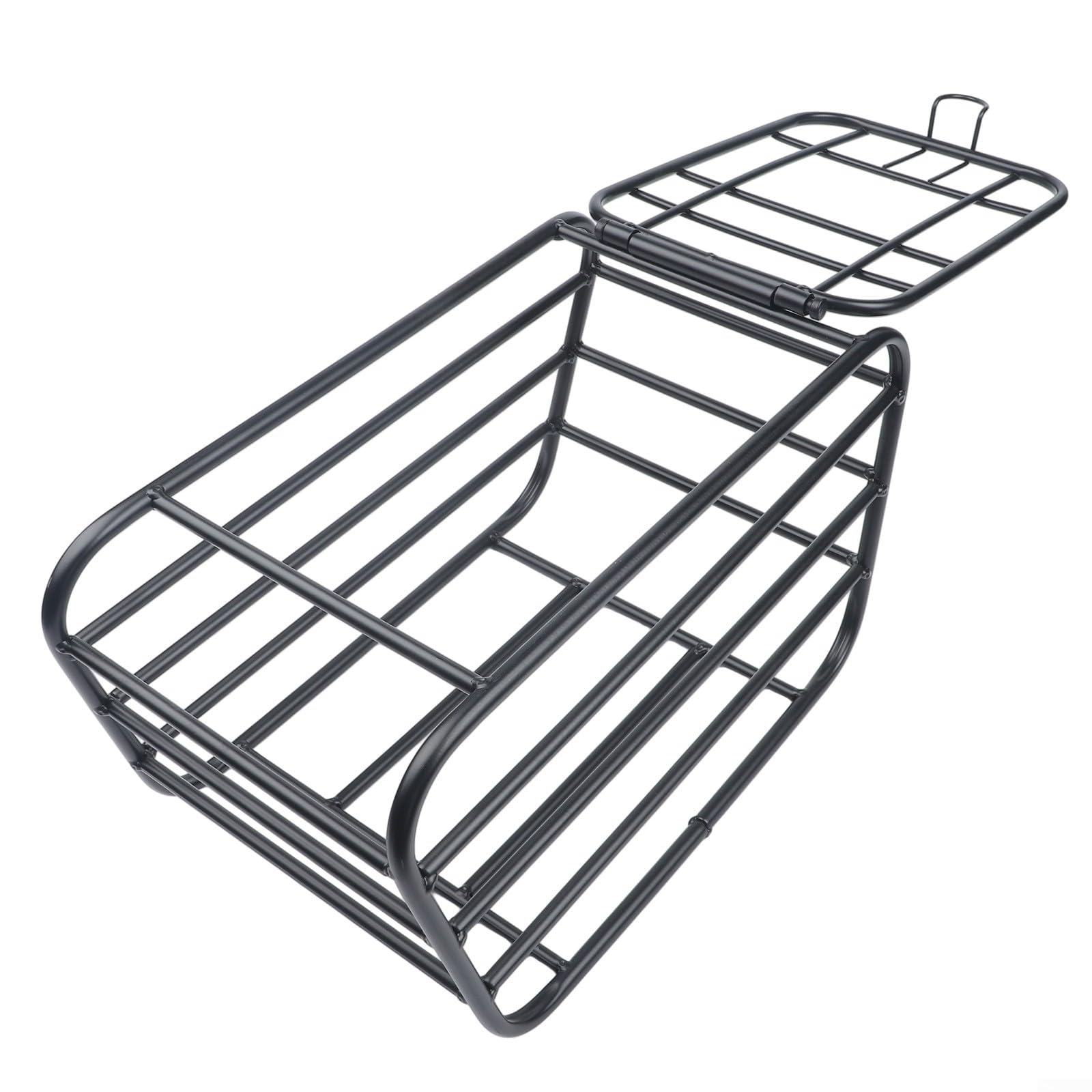 Panier avant de vélo électrique avec fonction de transport pour animaux de compagnie, compatible avec les points de montage de la pédale de scooter et capacité de charge 20 kg