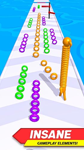 Long Neck Stack Run: Stickman Longest Neck Run Race 3D - Collect Rings Stack Long Neck Runner Game – vue 6