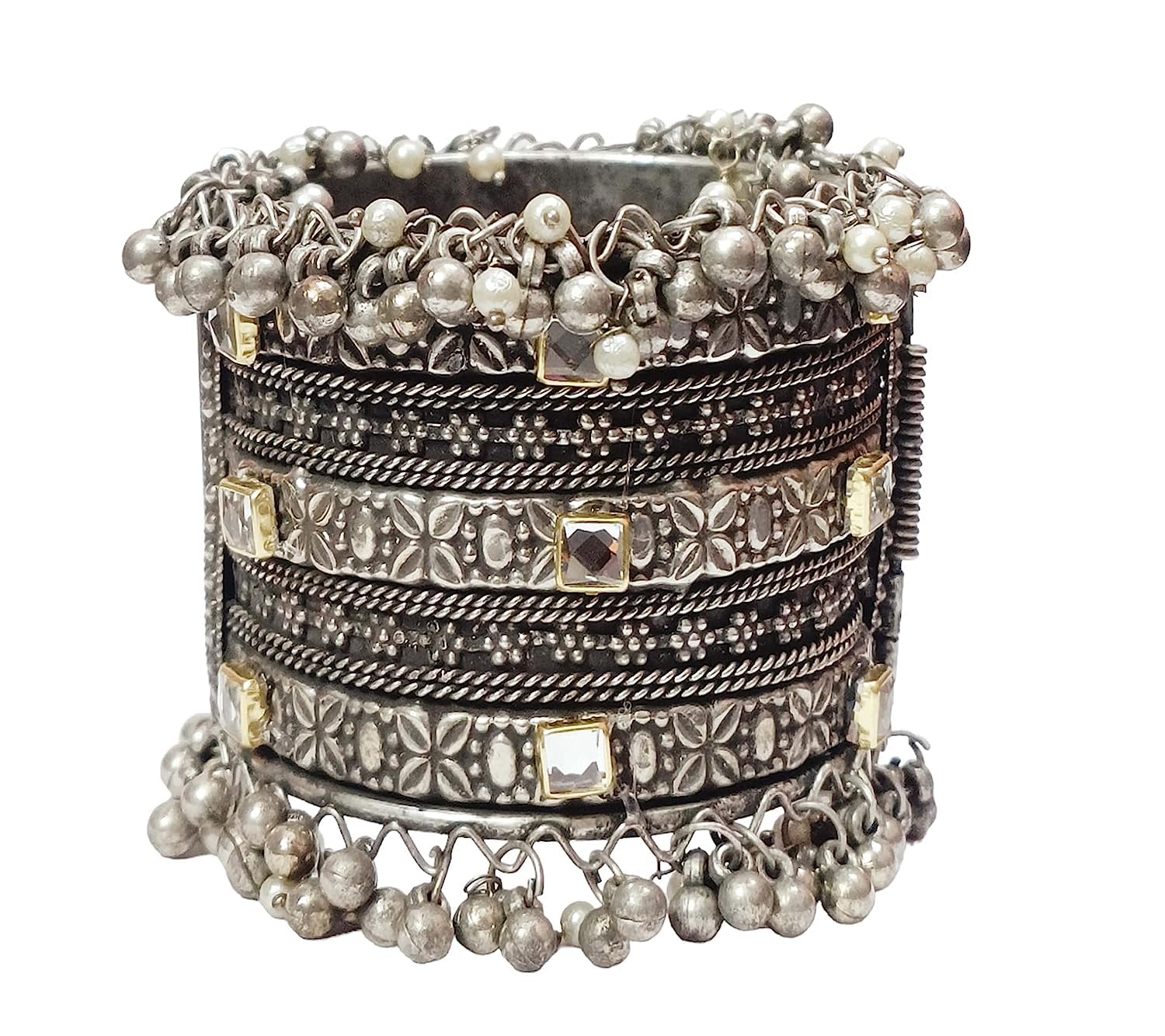 See full amazon price history chart for Paninaro Oxidized Adjustable Antique Bangle for Women/Girls Paninaro Oxidized Adjustable Antique Bangle for Women/Girls (B0BS6B8PY9) Amazon Price History, Amazon Price Tracker
