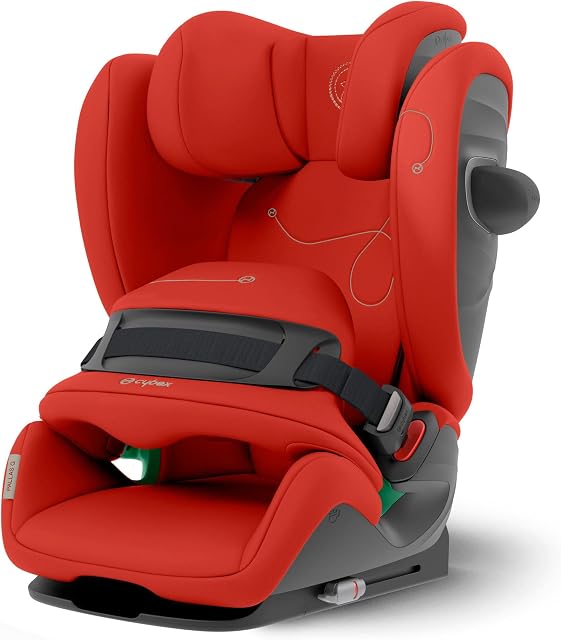CYBEX Gold fotelik dziecięcy Pallas G i-Size, 76150 cm, Od ok. 15 m-cy do ok. 12 lat (ok. 9 do 50 kg), Hibiscus Red