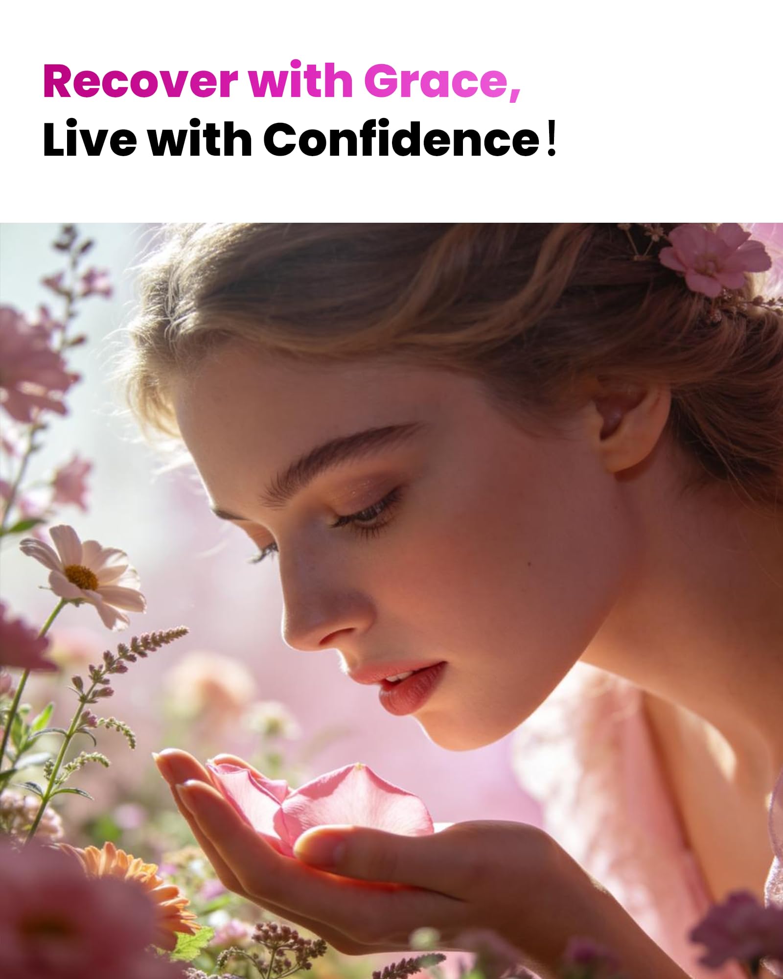 Intim Wellness Gerät für Frauen mit Rot- & Blaulicht (460–470nm / 630–660nm), Wärme & Massage, Beckenboden Unterstützung, Wiederaufladbares Intimpflege Gerät für Wechseljahre & tägliche Pflege