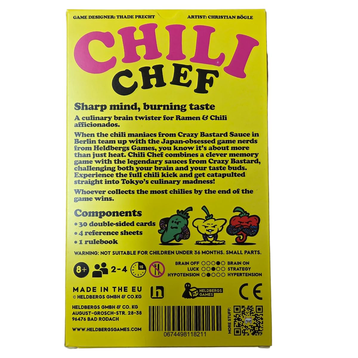 Crazy B Sauce - THE CRAZY SEVEN - 7 HOT SAUCE FUN PACK (7 x 100ml Flasche) - Game Geschenkset für Griller und Chili-Fans