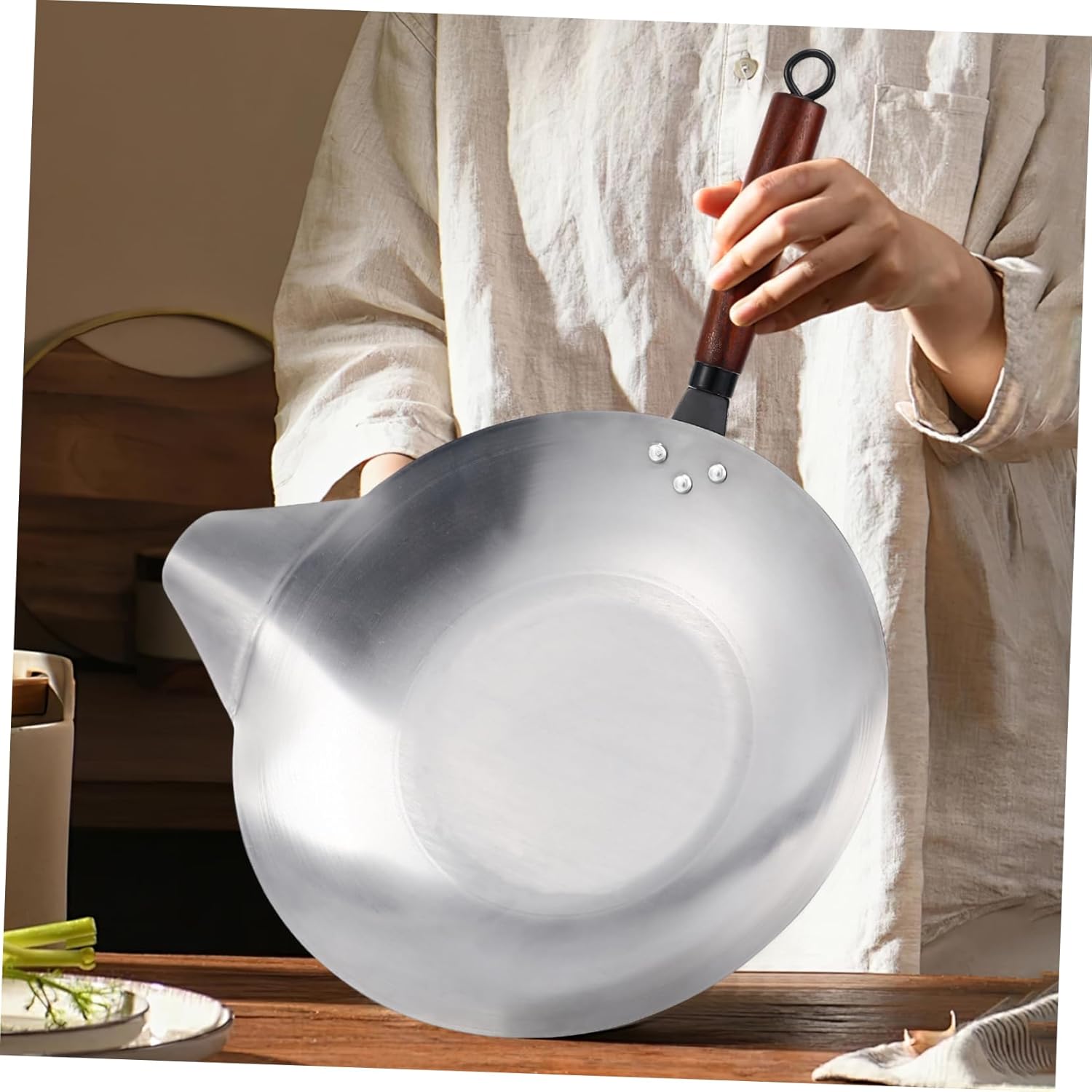 2pounds Chocolate Melting Pot with Pour Spout Non-stick Cooking Tool for Melting Butter Cheese Candy Home Baking Candy Making