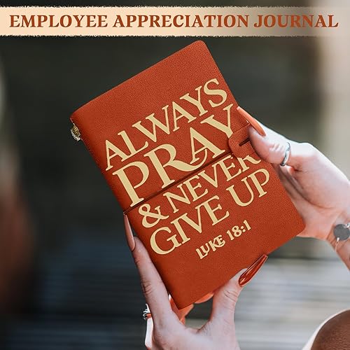 Miniatura 5 de Tinlade Diario de cuero religioso inspirador cristiano A6, 12 unidades, cuaderno con forro recargable, regalo de agradecimiento a granel para el