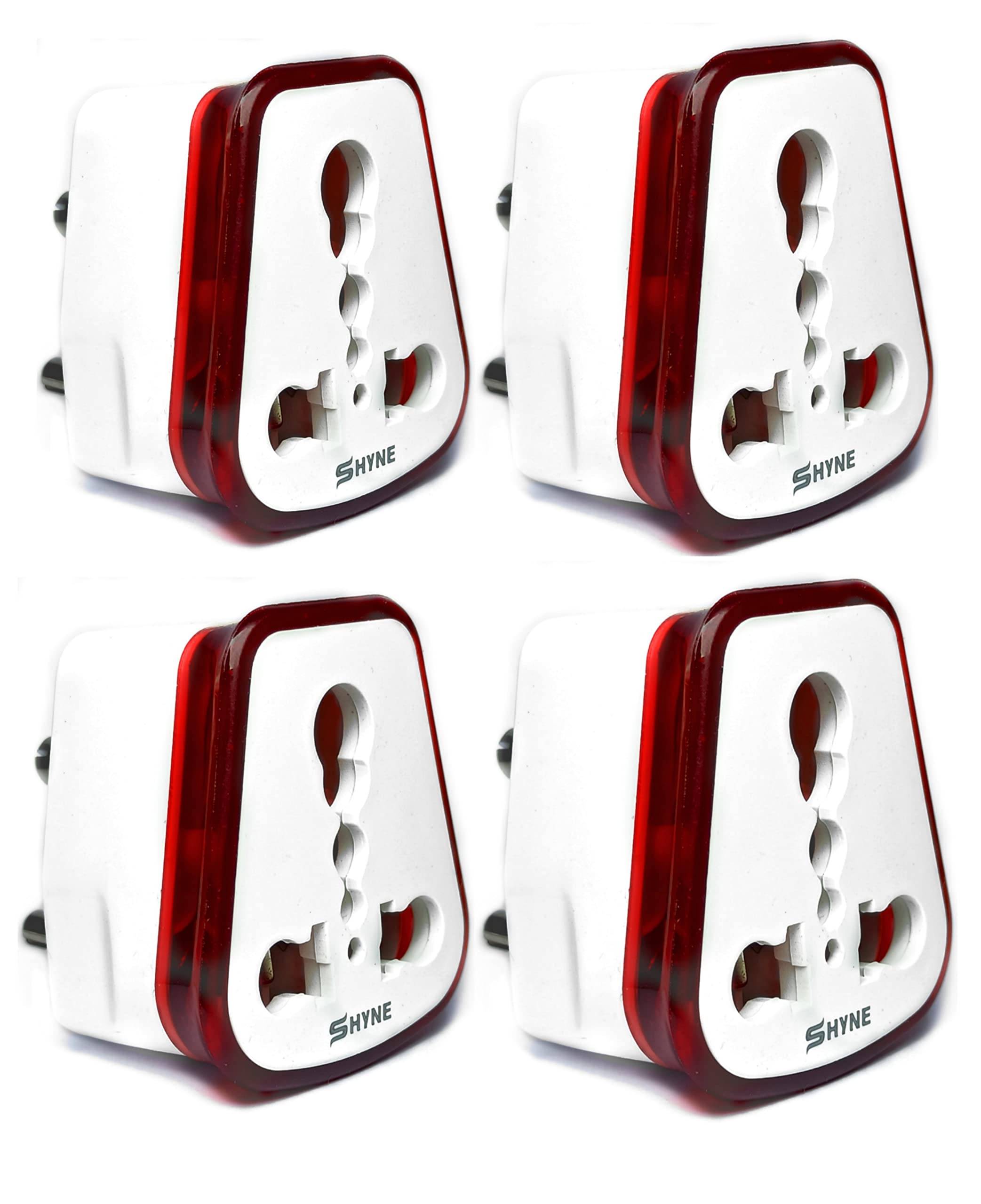 KAVANA Shyne 6 amp to 16 amp Converter/Conversion Plug Converts 6A Socket to 16 A Socket for Geysers, A/C,Refrigrator,Microwave,etc for Indian and International Plugs (6A TO 16A CONVERSION, PACK OF 4)-picture-26