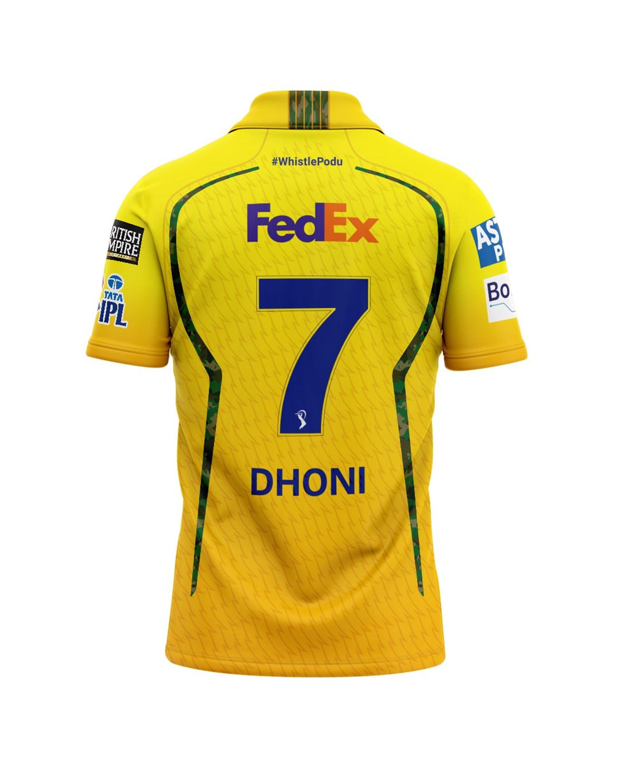 Dhoni 7 Jersey 2026 Csk New Tshirt for (Boys & Men)(8-9Years) Multicolour 1