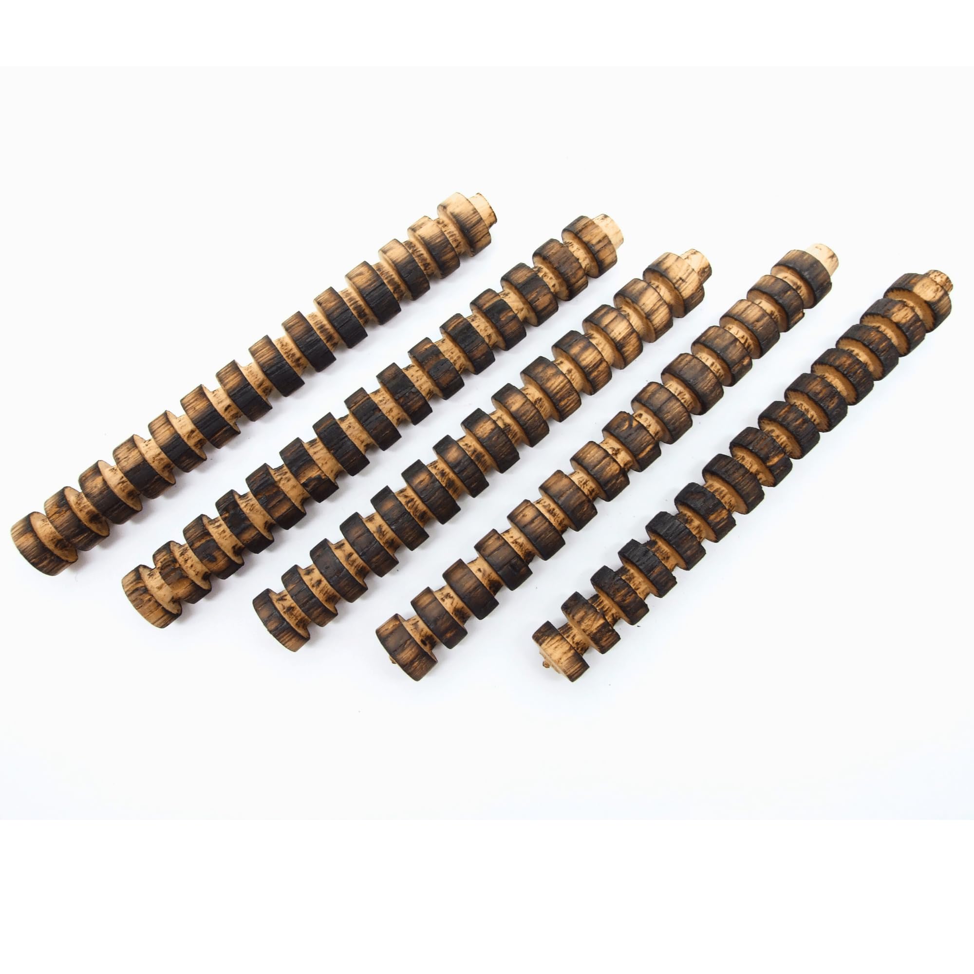 AlcoFermBrew 5X Espiral de Roble Tostado Medio – Efecto de Barrica Escocesa – Notas de Vainilla y Miel, para Realzar y Decorar Botellas con Licores Caseros