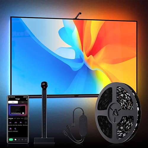 MIHEAL Retroiluminación LED para TV con sensor, tira de luces RGB de 9.84 pies para PC de 32 a 50 pulgadas, TV, monitor, luces de TV inteligentes disponible en Yaxa Colombia