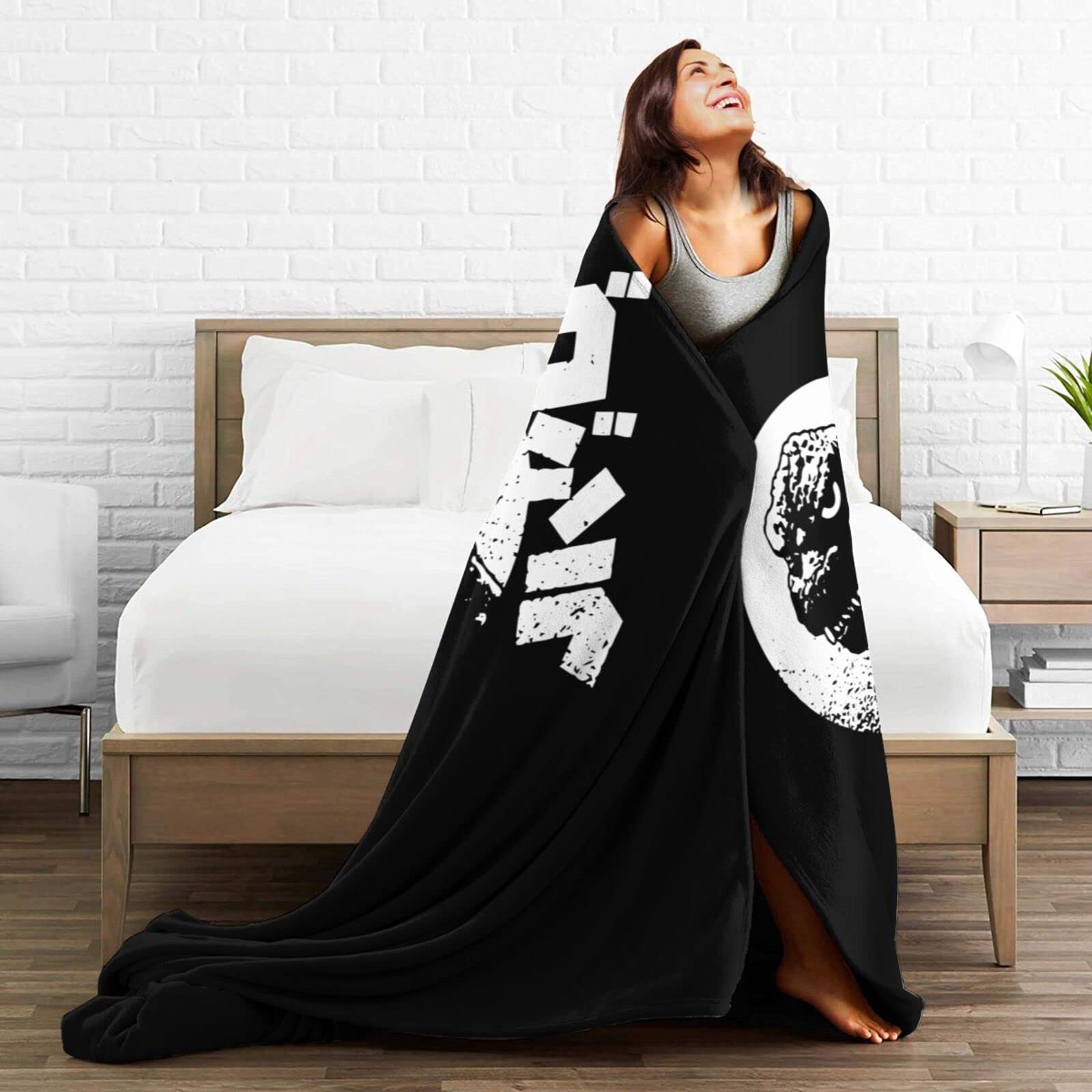 Amazon｜毛布 ブランケット ゴジラ 怪獣王 ひざ掛け blanket 掛け毛布