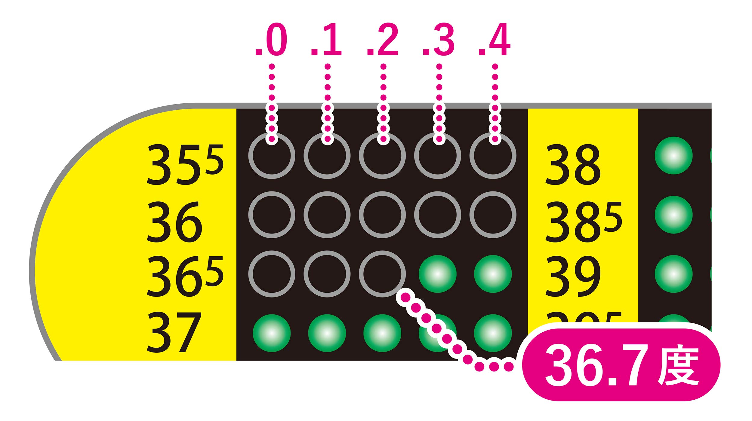 Amazon.co.jp: 医療機器認証 アメリカ製 液晶体温計 フラットミニ 1枚