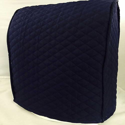 Miniatura 3 de Cubierta acolchada de algodón de doble cara azul marino compatible con batidora de pie Kitchenaid, cuenco elevador