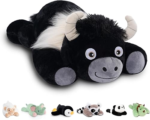 Miniatura 161 de Niuniu Daddy - Peluche con peso de perezoso para la ansiedad, almohada grande de 20 pulgadas para niños y adultos, juguete tierno como regalo