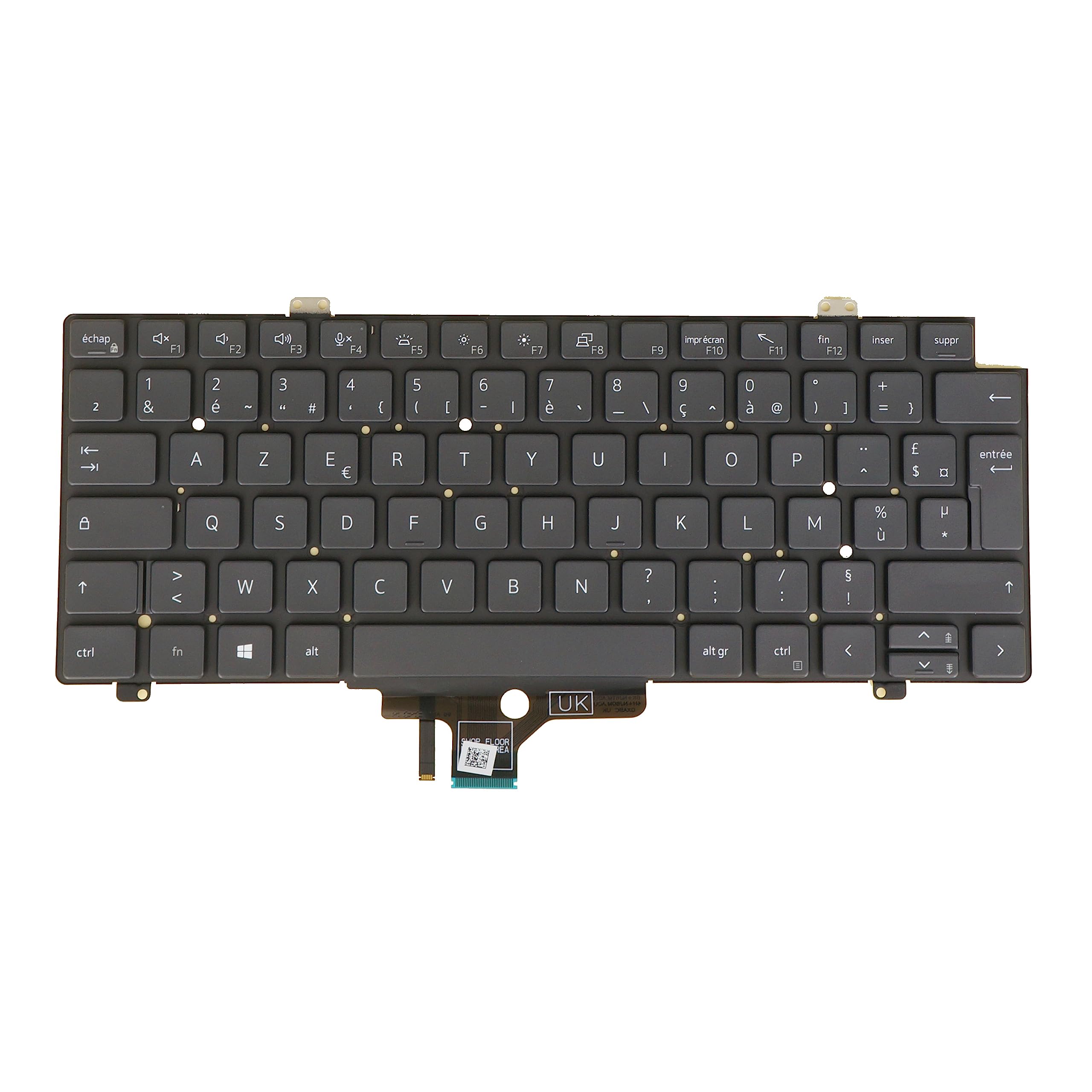 Clavier AZERTY DELL Pour Precision 7530 – Réf 0H2J2T – Occasion Fonctionnel