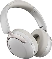 Vista 12 de LORELEI QC30 Auriculares híbridos con cancelación activa de ruido, Bluetooth inalámbrico sobre la oreja, piel proteica beige, control activo