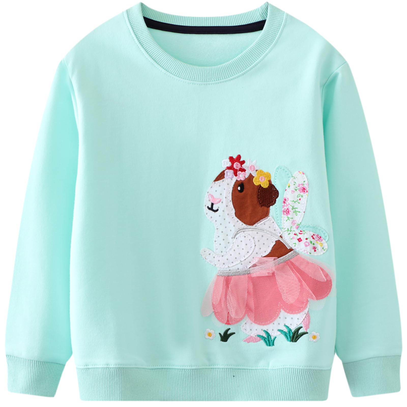 Hongshilian Unisex Kids Cute Cartoon Cotton Sweater Shirt