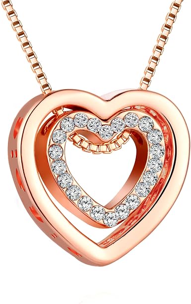 murtoo Women's Necklace Heart Pendant 