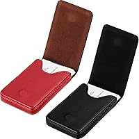 Vista 15 de Outus Tarjetero de 2 piezas de piel sintética, cartera de bolsillo con cierre magnético para regalo de San Valentín, hombres y mujeres