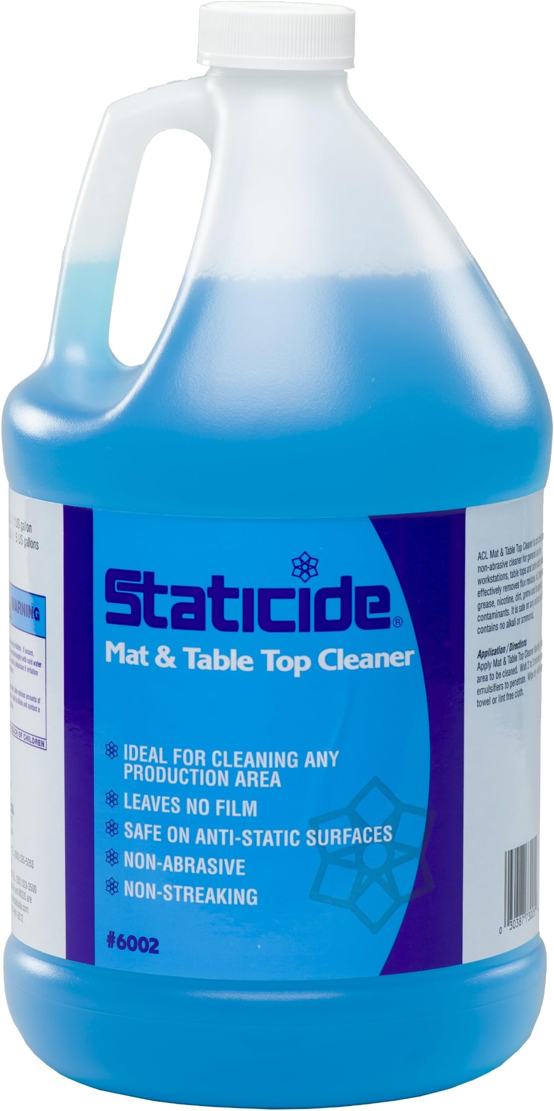 ACL Staticide 6002 Mat and Table Top Cleaner, 1 Gallon Container