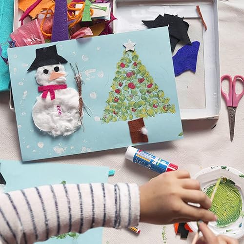 Miniatura 5 de 24 hojas de cartulina azul pastel de 8.5 x 11 pulgadas, papel de impresora Goefun de 80 libras para invitaciones, menús, manualidades, tarjetas de