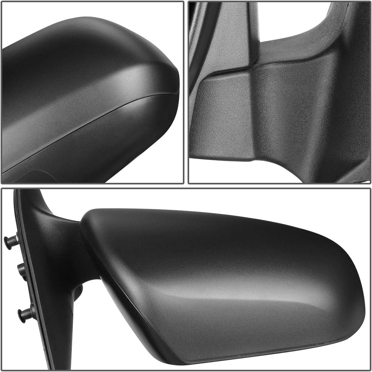 Auto Dynasty OE Style Manual Passenger/Right Side View Door Mirror Compatible with Toyota Tacoma 12-15