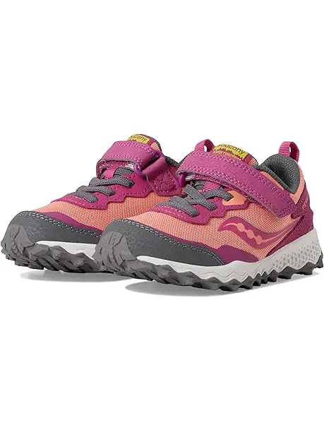 Детские кроссовки Saucony Kids Peregrine Shield KDZ A/C Sneakers (Little Kid/Big Kid) на каждый день