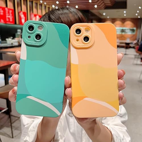 Miniatura 3 de YKCZL Funda compatible con iPhone 13 de 6.1 pulgadas, bonita funda protectora de lente de cámara completa, delgada, suave, a prueba de golpes, para