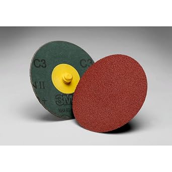 3M Roloc Fibre Disc 982C, 80+, TR, 4 in x NH, Die R400BB