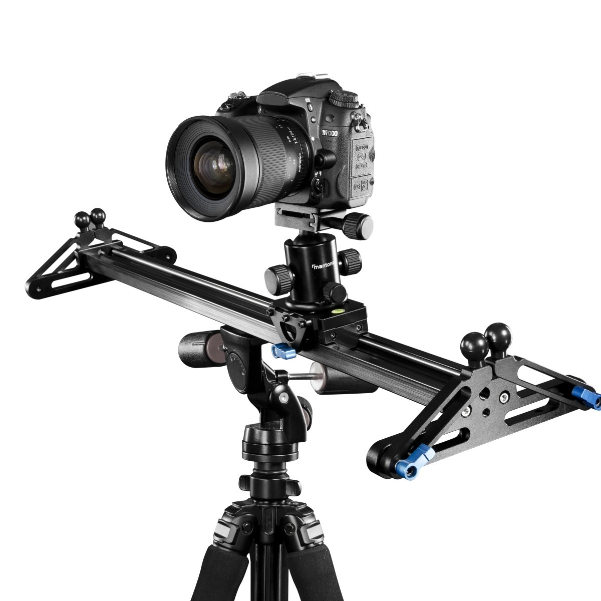 Walimex Pro Pour des prises vidéo fluides, sans vibrations et sans balancements avec des appareils DSLR, reflex et des caméscopes, réglable à l'horizontale, à la verticale et en diagonale, capacité de charge max. : env. 8 kg, avec sac de transport