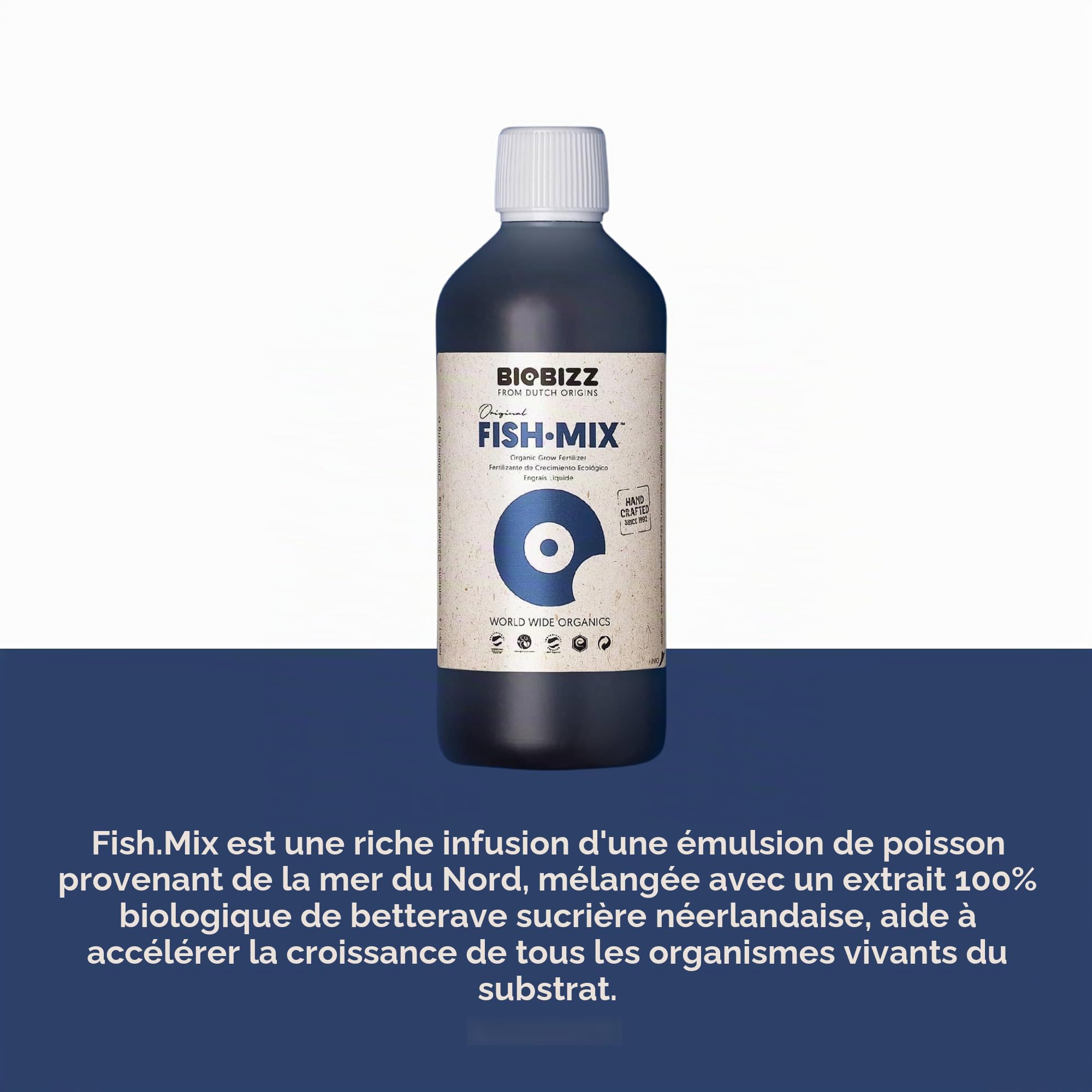 GROWMANIA Trypack Outdoor Biobizz + échantillon Boost Up Nutriments + Verre doseur | Engrais Bio Bloom, Top Max et Fish Mix pour plantes et cultures | Stimulation de la croissance