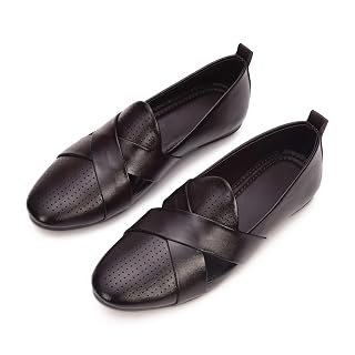 STEPHORN Jutti Mojari Shoes for Men | Faux Leather Traditional Ethnic Footwear | Comfortable Slip-On Shoes for Wedding, Party, Sherwani & Kurta Pajama (Brown, UK 8)