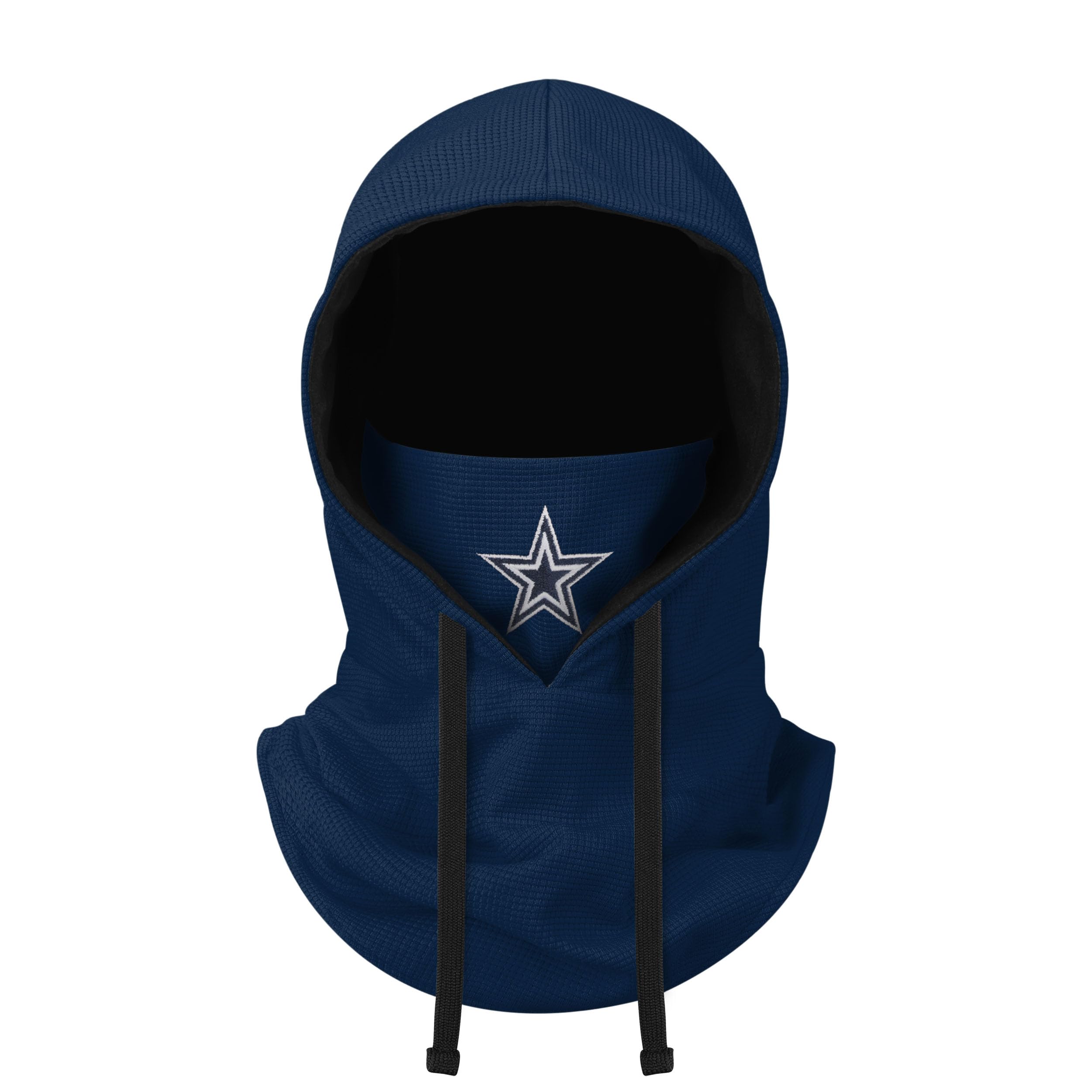 NFL Team Logo Waffle Drawstring Winter Cap Hooded Gaiter Balaclava Face Cover