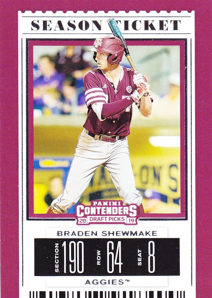 2019 PANINI CONTENDERS DRAFT PICKS BRADEN SHEWMAKE RC ROOKIE at Amazon