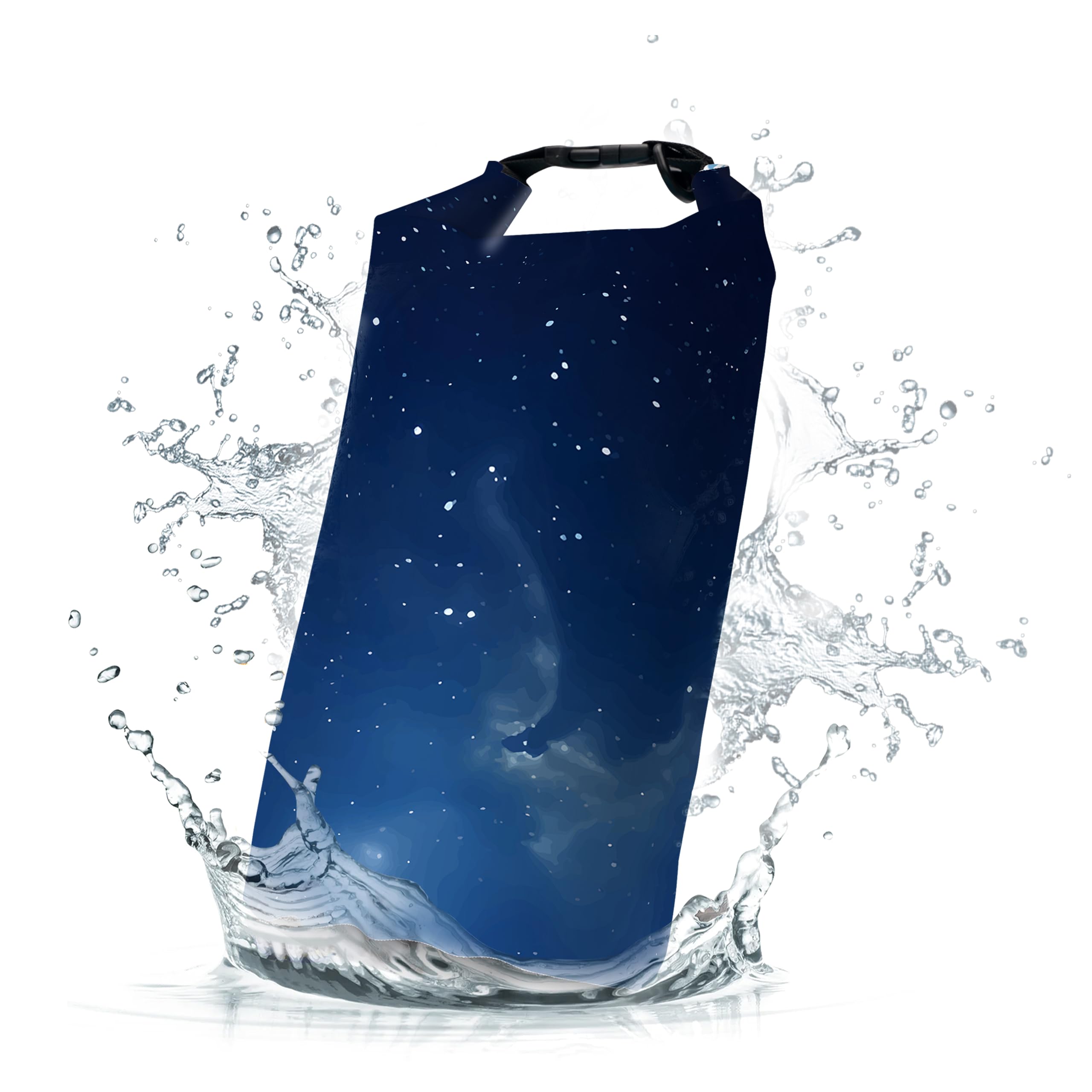 Cliduli Waterproof Dry Bag,Roll Top Night Sky Space Waterproof Backpack 5L/10L/20L Floating and Lightweight Bags for Kayaking, Boating, Fishing, Swimming and Camping