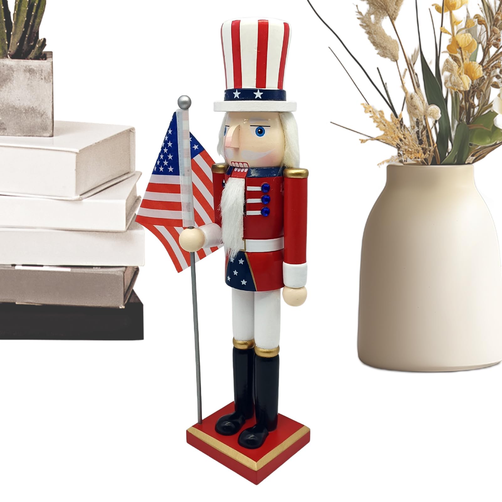Casse-Noisette de Fête Nationale : statue soldat en bois pour votre décoration de maison