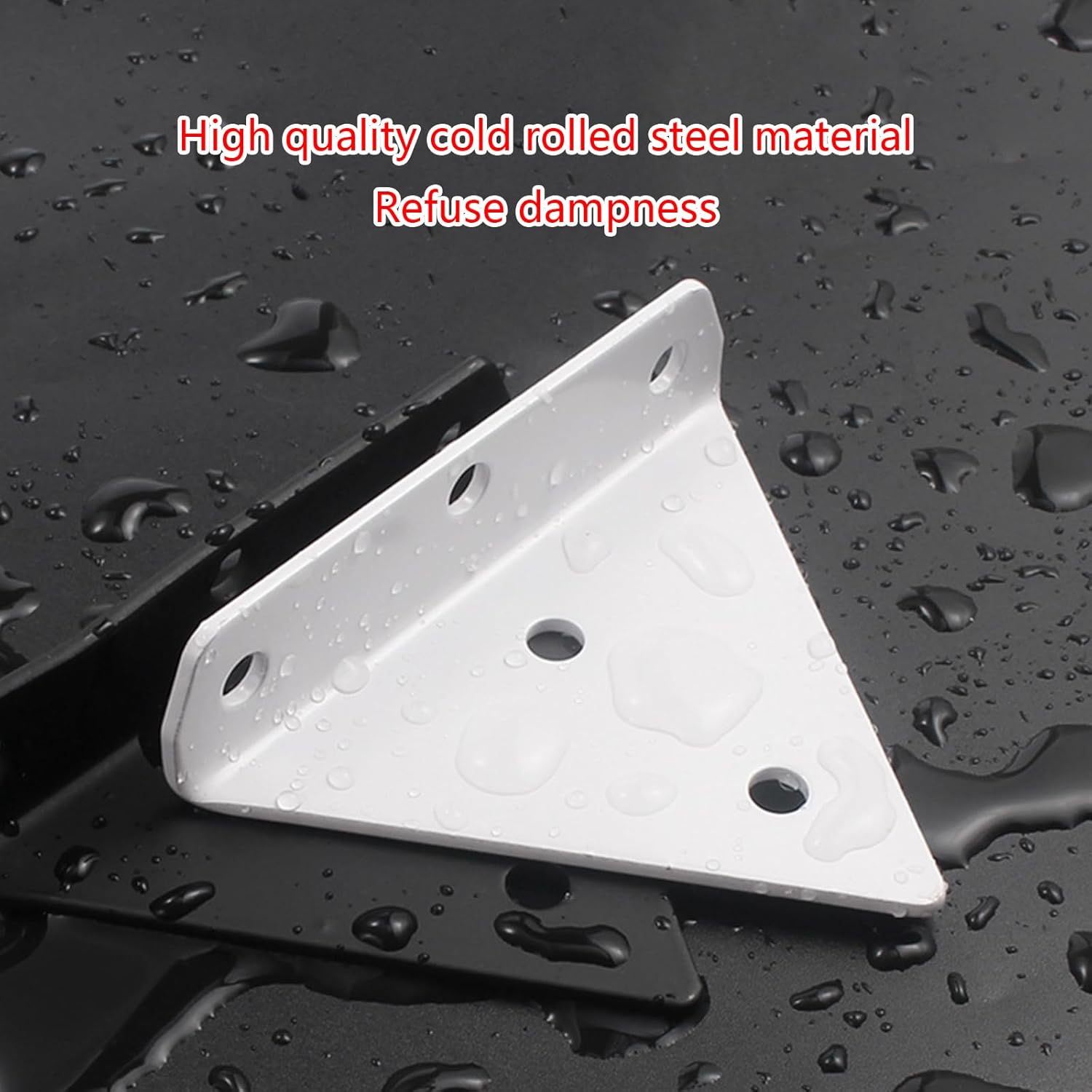 4 Pack Floating Shelf Brackets Invisible Triangle Wall Metal Shelf Mounted Heavy Duty Stand Wall Mount Bracket