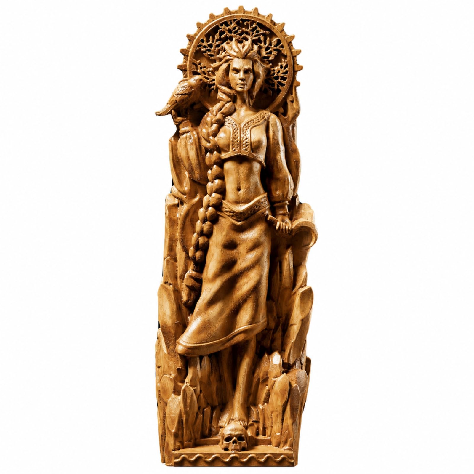 Amazon.com: ZXPJUA Mara Figurine,Morana Goddess of Death,Wooden