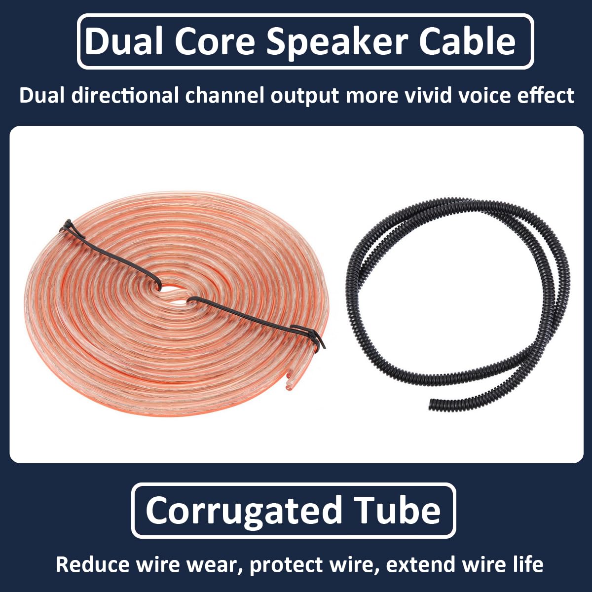 6GA Kit Cavi Amplificatore per Auto 6AWG Set di Cavo per Amplificatori 2000W Cablaggio Completo Ampli Installazione Audio Subwoofer Stereo Connettore RCA Altoparlanti