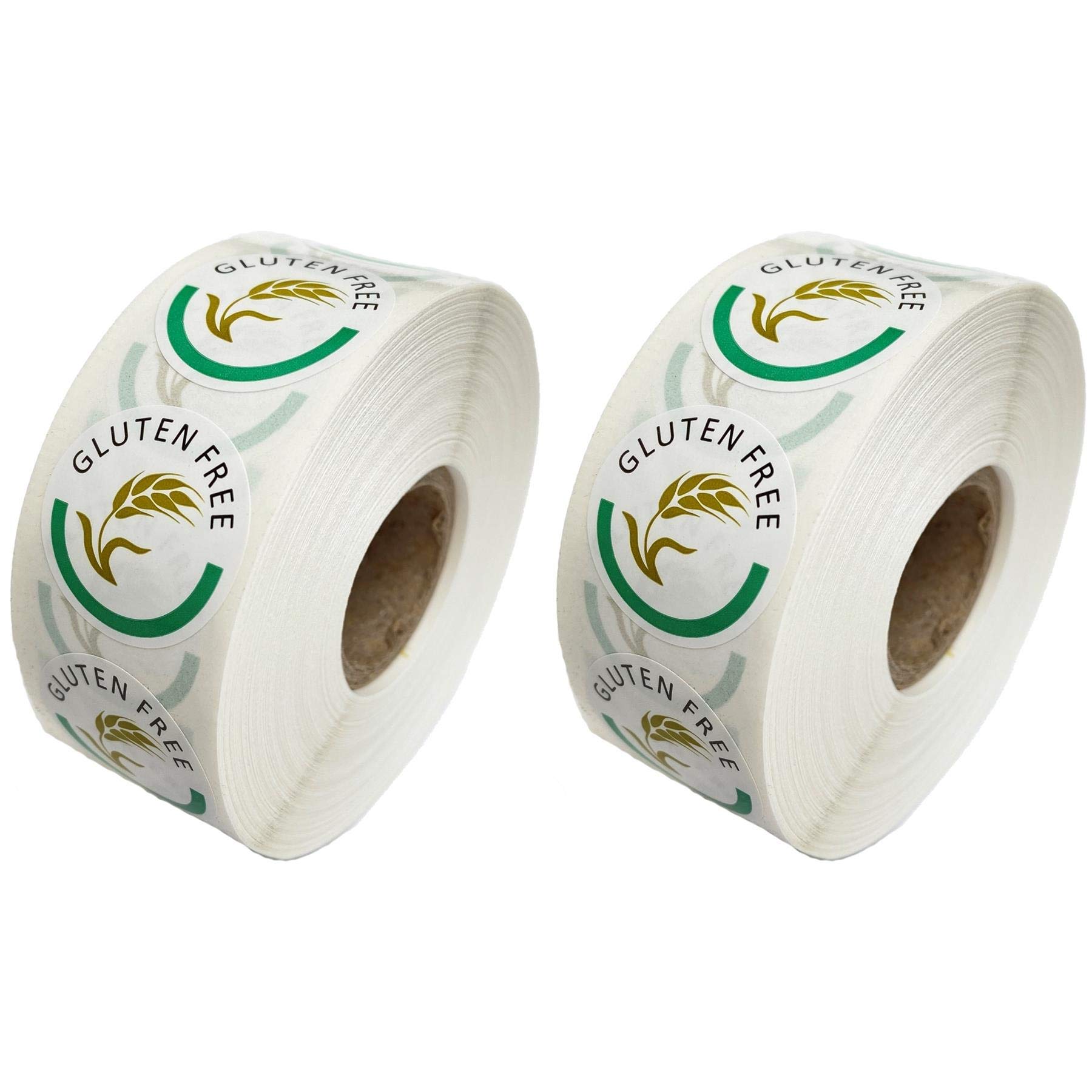 Mr-Label Catering Stickers - Gluten Free Labels 25mm - 2 Rolls - 1000 Labels per Roll