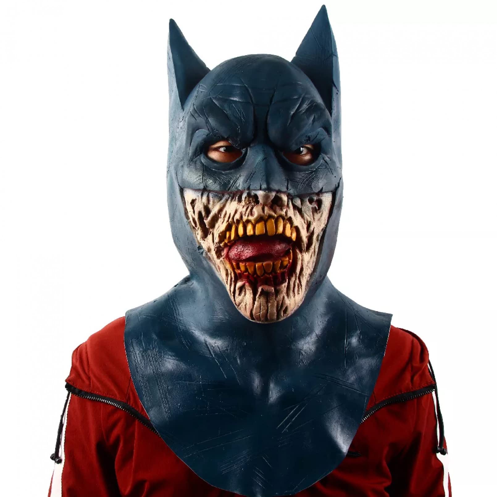 Maska na halloween maska ​​dla dorosłych przebranie superbohatera impreza przebierana film Cosplay lateksowa maska ​​zombie! little surprise