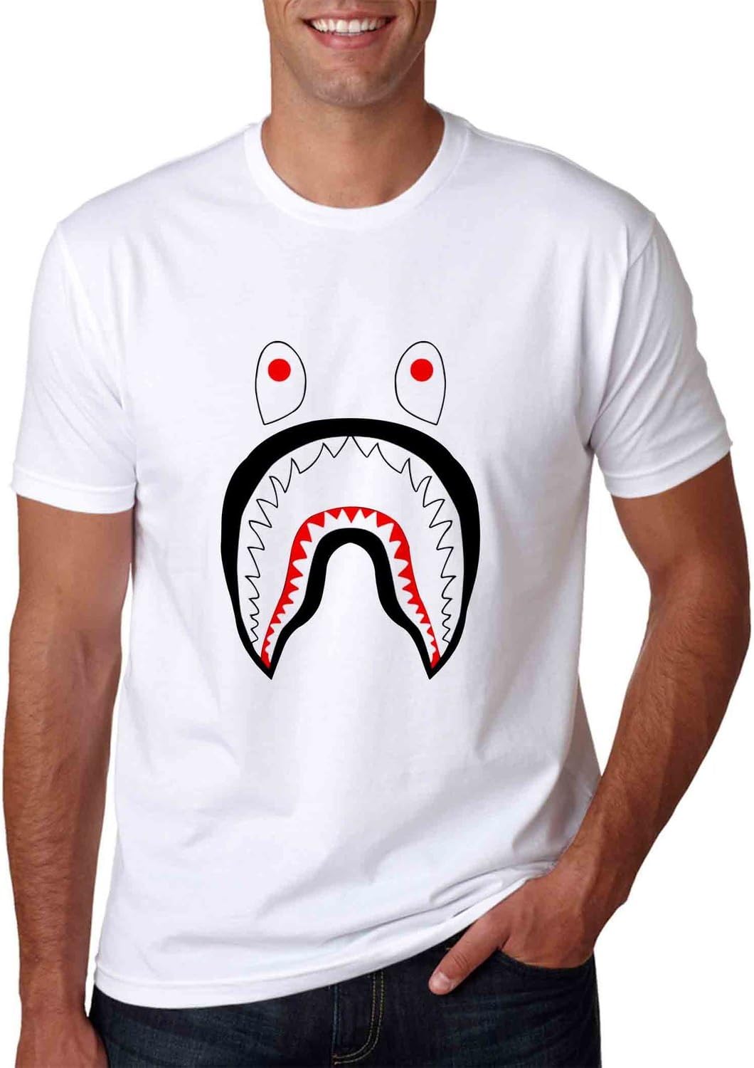 Fireti Bape Shark Tshirt For Man Small