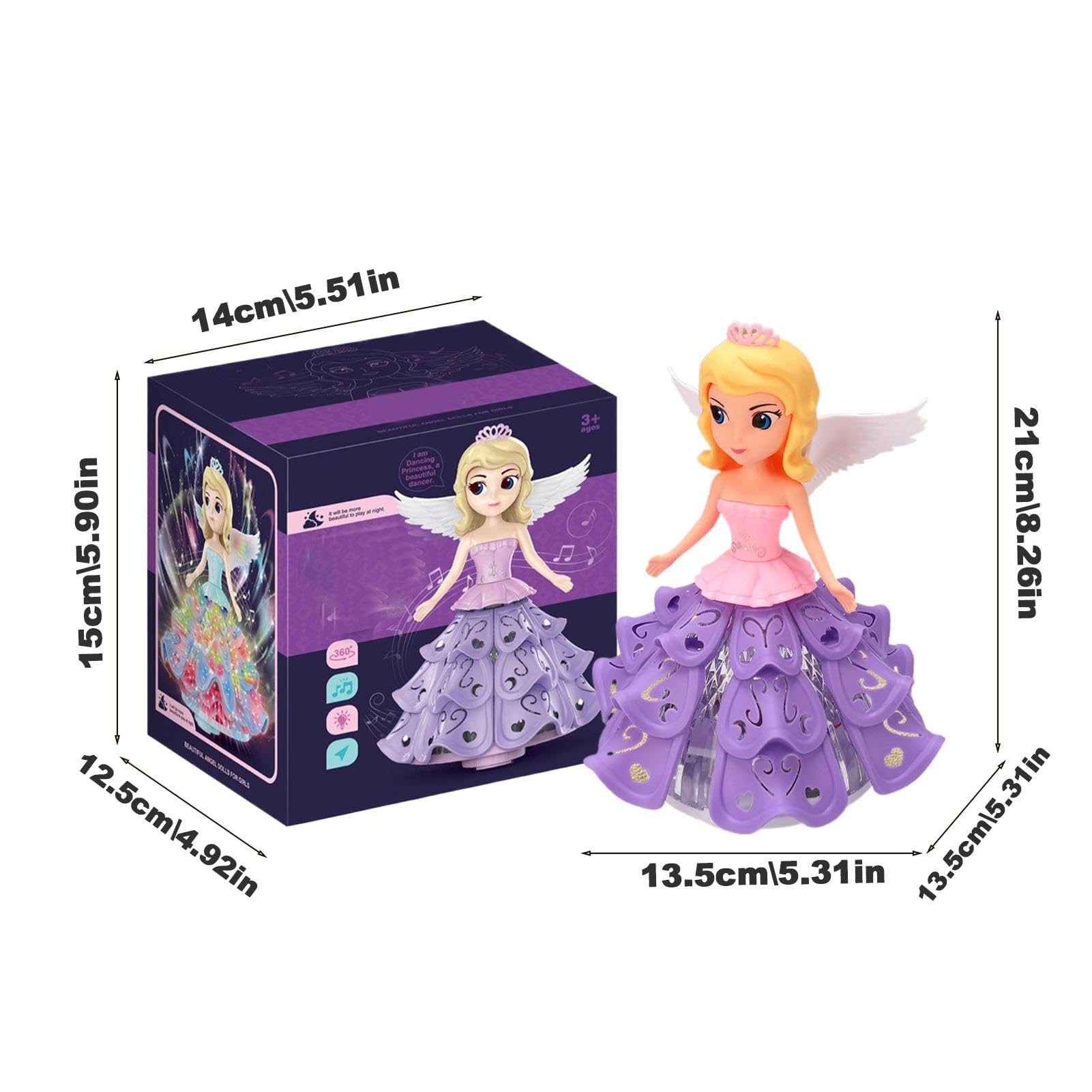 Amazon | プリンセスミュージックおもちゃ、ダンシングプリンセス