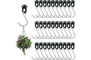 ELANE 30 Pcs Greenhouse Hooks and Clips