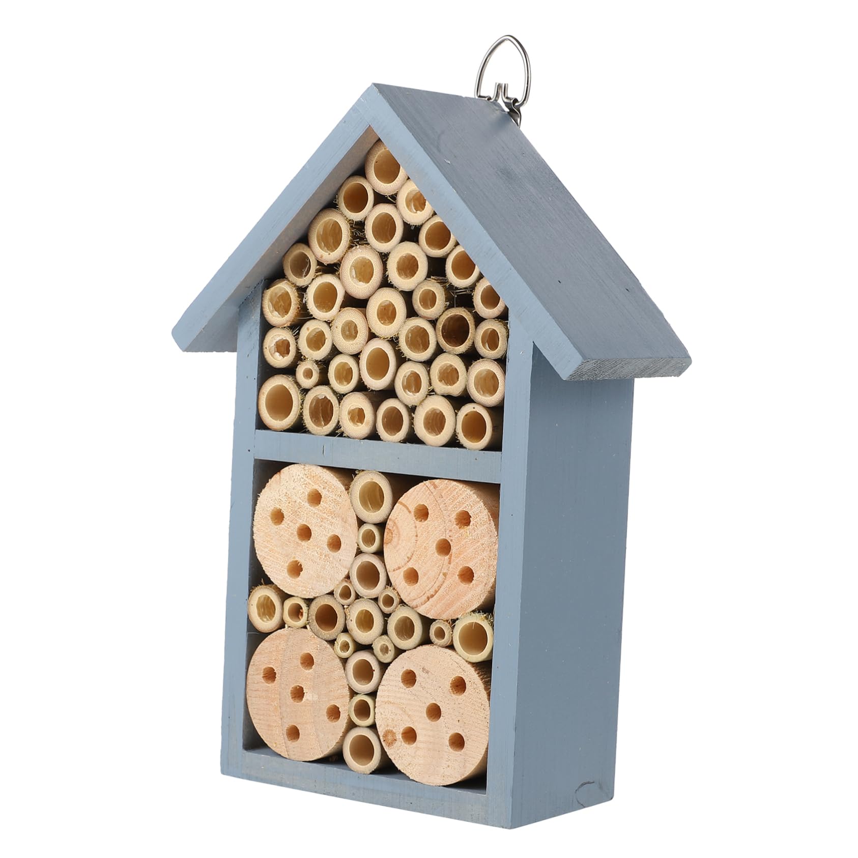 TOYANDONA Insektenhaus Für Garten Outdoor Bienenhaus Mit Haken Zum Aufhängen Dekoratives Nisthaus Für Bienen Marienkäfer Überwinterung