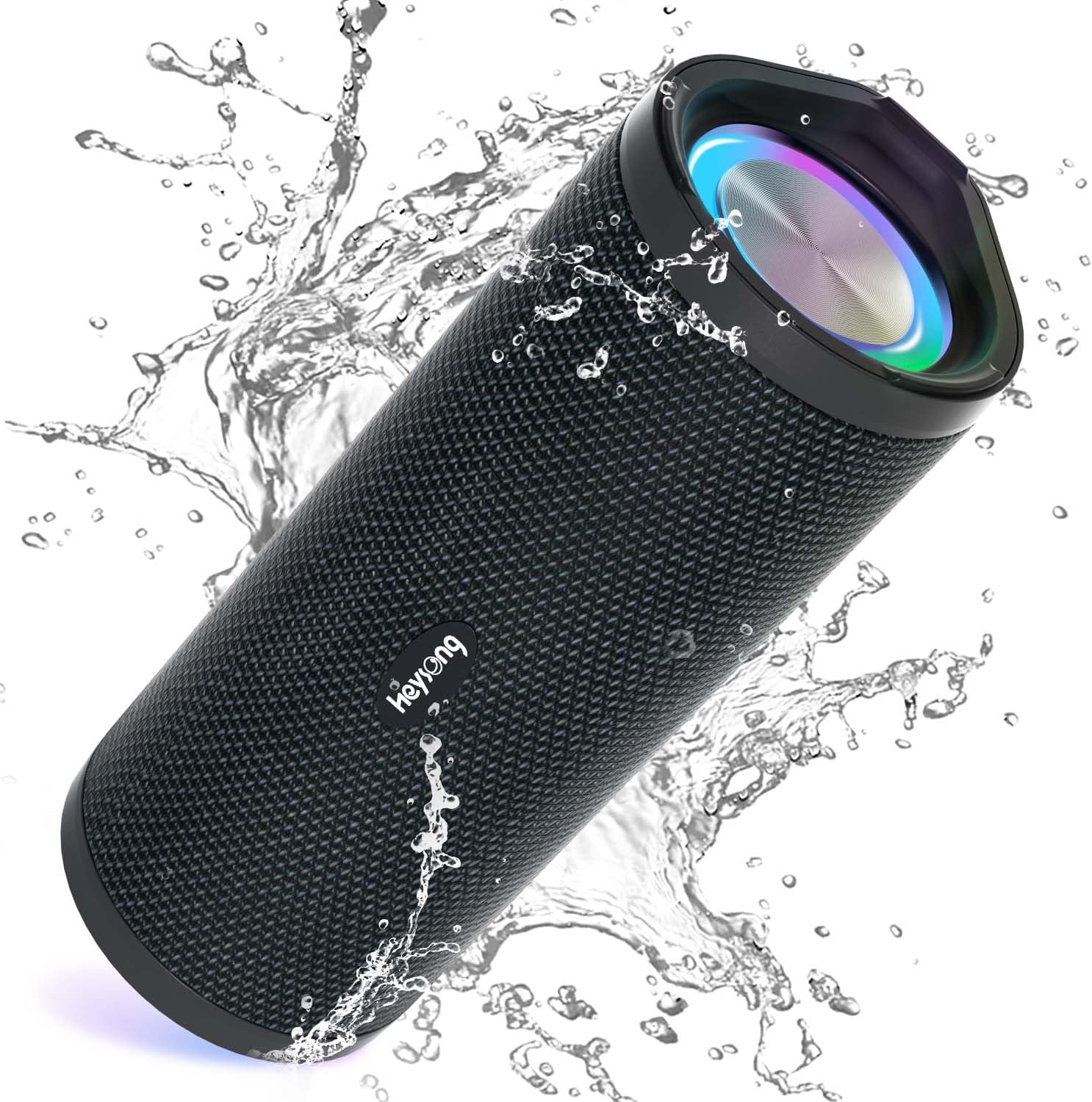 HEYSONG Portable Bluetooth Speaker, Waterproof Wireless Outdoor