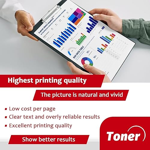 Miniatura 6 de Cartuchos de tóner 131 de alto rendimiento, paquete de 4 unidades (negro, cian, magenta, amarillo) compatible con Vsenk 131BK 131C 131M 131Y para