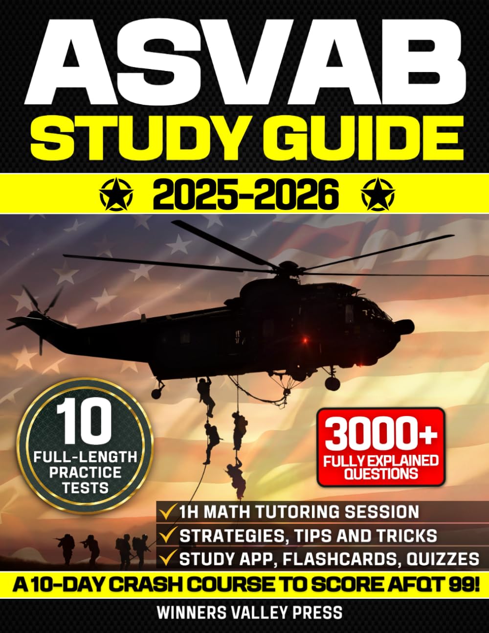 ASVAB Study Guide Hit the Highest Score on Your First Try with 10 Practice Tests 3000 Questions Achievers