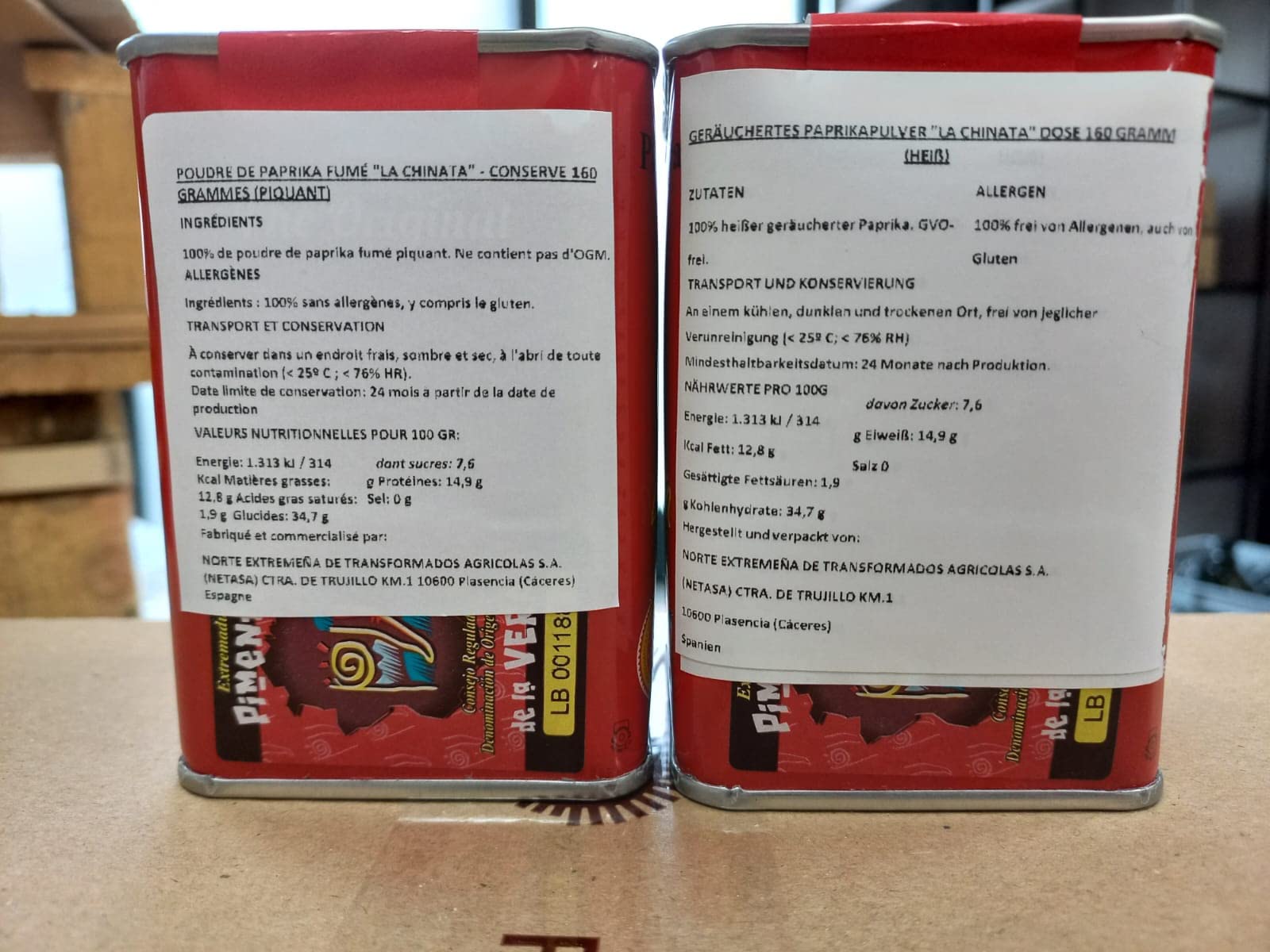 Paprika Fumé pack La Chinata Piquant 2 x 160g