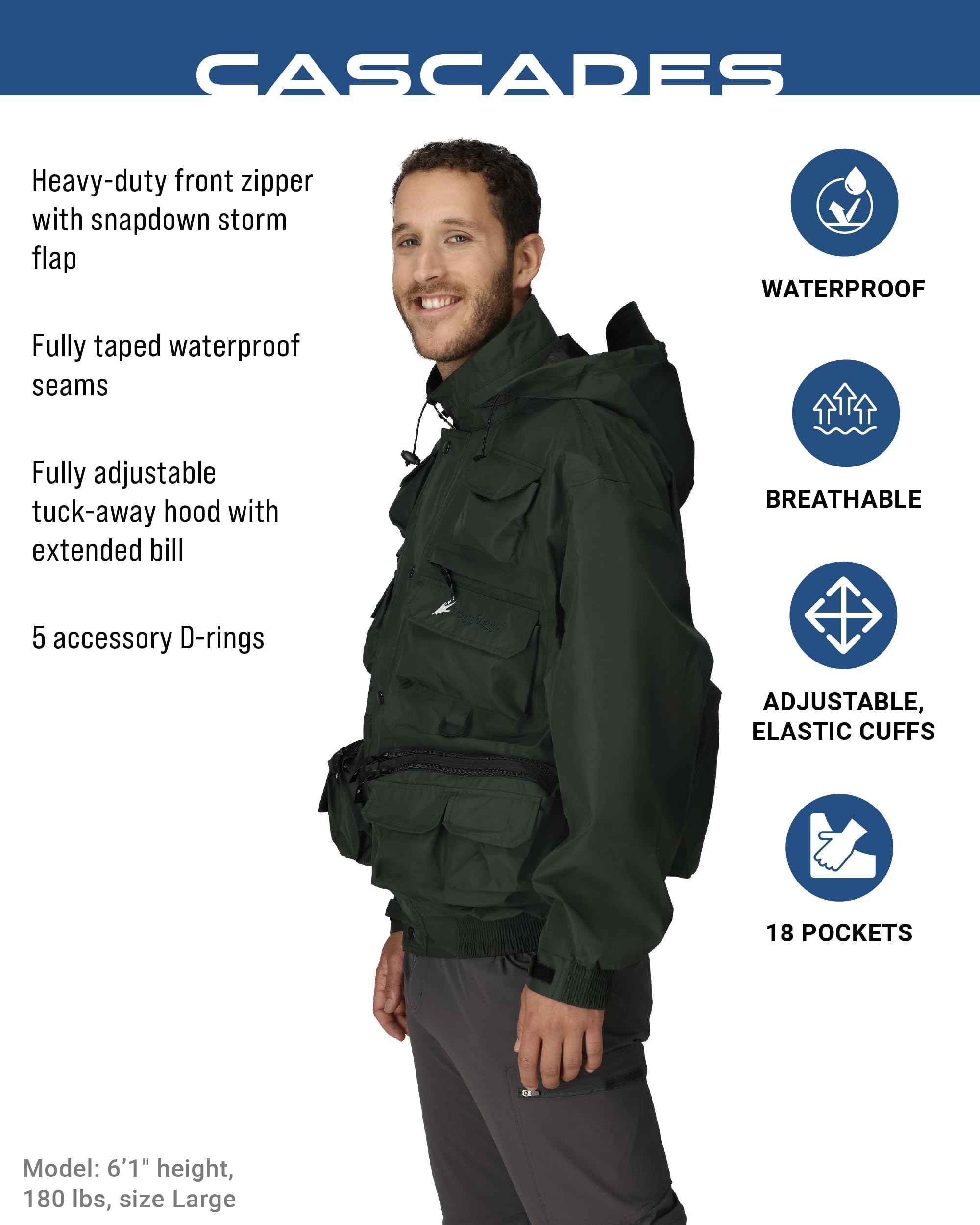 FROGG TOGGS Pilot II Guide Bib Pilot II - Babero guía Hombre (Pack de 1)