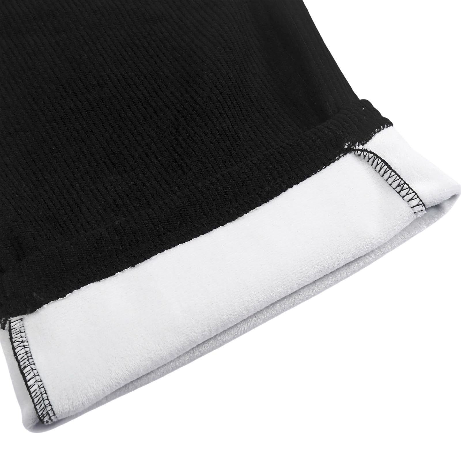 Pantaloni Casual da Uomo in Velluto a Coste con Morbido Pile per Il Comfort Invernale e Pantaloni alla Moda dalla vestibilità Rilassata per Tutti i Giorni/1