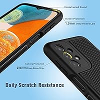 Vista 6 de FNTCASE Funda para Samsung Galaxy A23 5G: (Samsung Galaxy A23 4G LTE) Funda protectora de doble capa resistente para teléfono celular a prueba